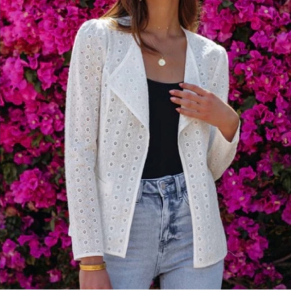 Vici Vincent Cotton Eyelet Jacket